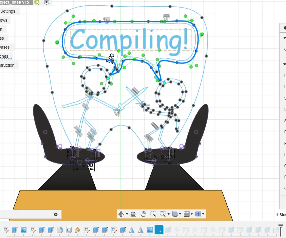 Tracing comic using splines